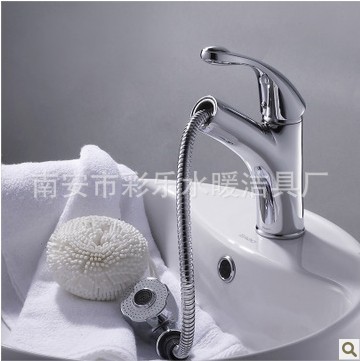 【水龙头批发 铜单孔菜盆龙头 台盆面盆混水龙头 厂家直销(新款)】价格,厂家,图片,水龙头/水嘴,南安市彩乐水暖洁具厂-