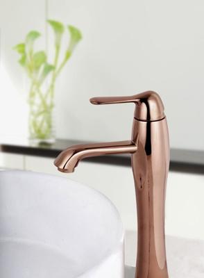 【浪浪高卫浴品牌全铜镀玫瑰金面盆水龙头】价格_厂家_图片 -