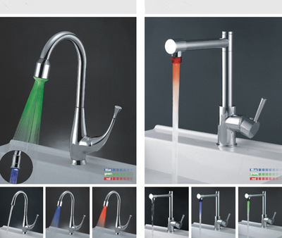 新款供应多种样式实用型LED水龙头 款式新颖图片,新款供应多种样式实用型LED水龙头 款式新颖图片大全,温州市龙湾海城丢勒水暖洁具厂-