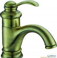 卫浴洁具 黄铜面盆龙头 单把单孔冷热台面盆水龙头7153[供应]_水暖五金_世界工厂网中国产品信息库