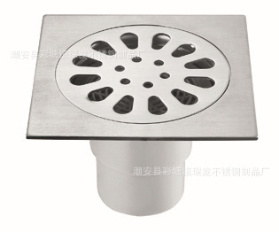 厂家直销彩塘琛发卫浴不锈钢地漏，专业水暖洁具与卫浴配套服务